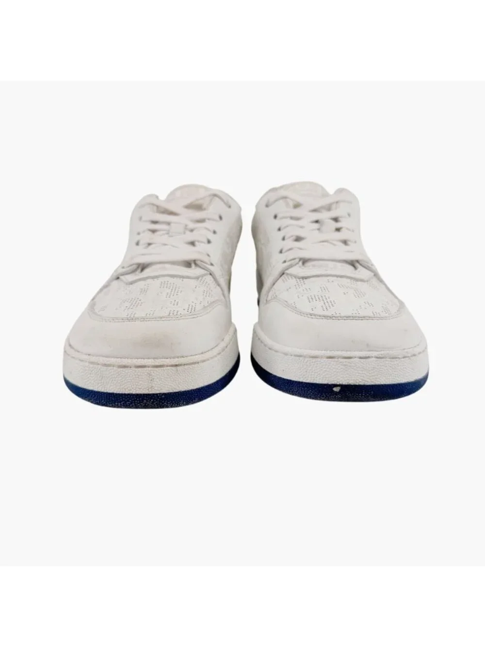 Christian Dior One Low Top Oblique Sneakers Size 36.5 US 6.5 White Leather Logo - Picture 5 of 14